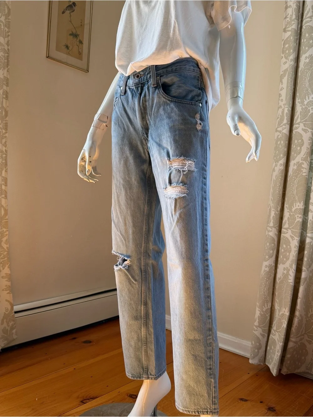 Levi's Silvertab Distressed Straight Leg Women's Jeans